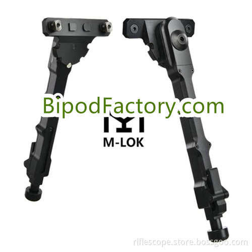 7.5-9 Inch Tactical Rifle Bipod Two-Piece Split Bipod Attach Directly for M-LOK Rail